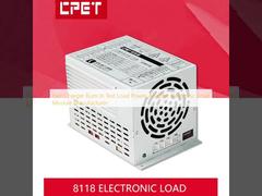 شاحن سريع يحرق في اختبار تحميل محول الطاقة وحدة تحميل إلكترونية